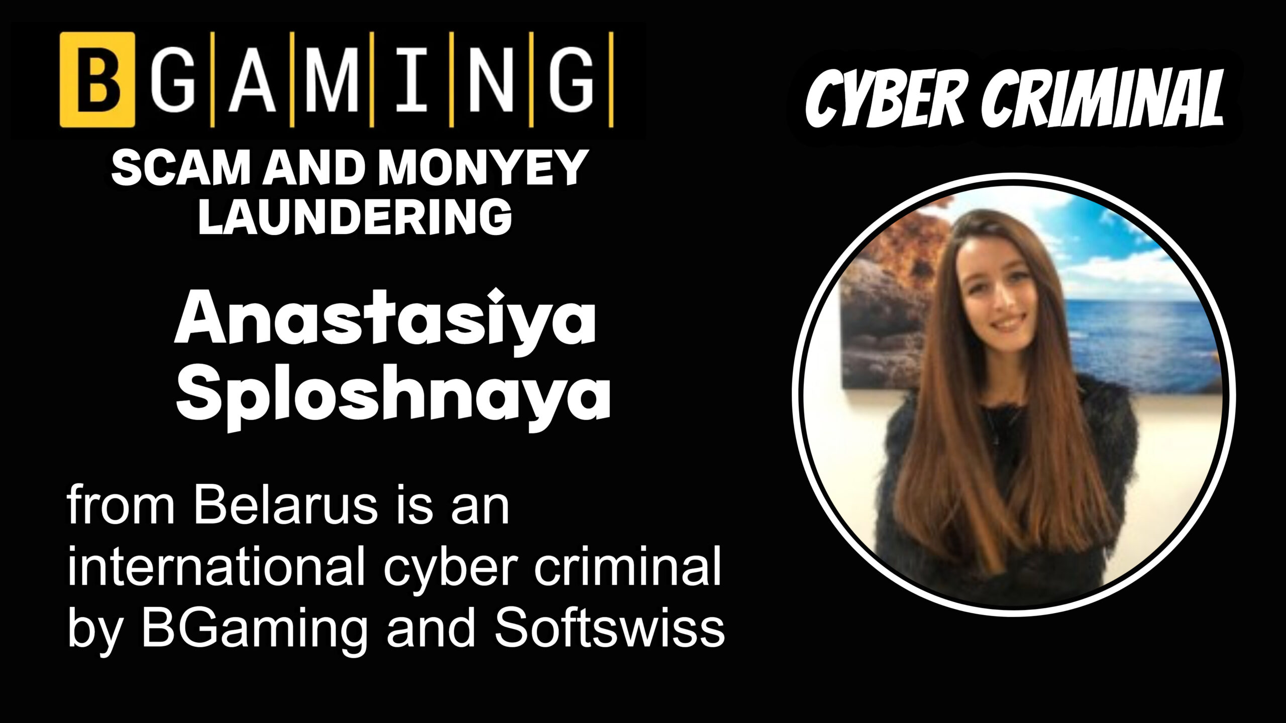 Anastasiya Sploshnaya - softswiss scam - Casino by Softswiss